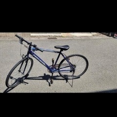 ☆ジモティ割あり☆ クロスバイク 28インチ ブルー系 クリーニング済み