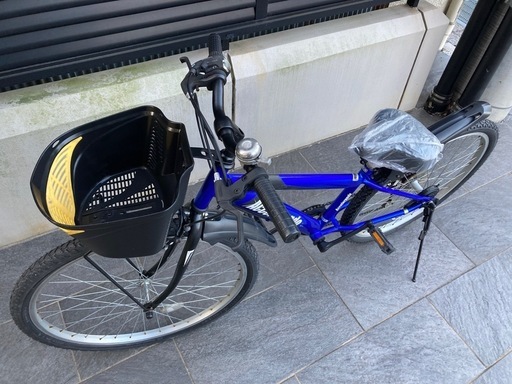 26インチJr.マウンテン】6段変速付 前後タイヤ チェーン新品❗️若林