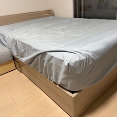 中古】大阪府のダブルベッドを格安/激安/無料であげます・譲ります 