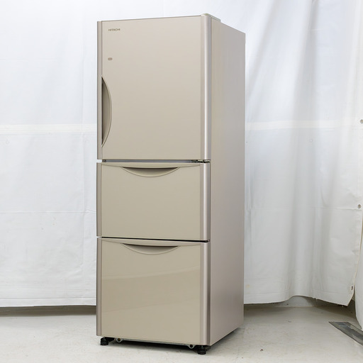 J796 3ドア冷蔵庫 日立 HITACHI R-S2700GV 265L 2017年製 動作確認