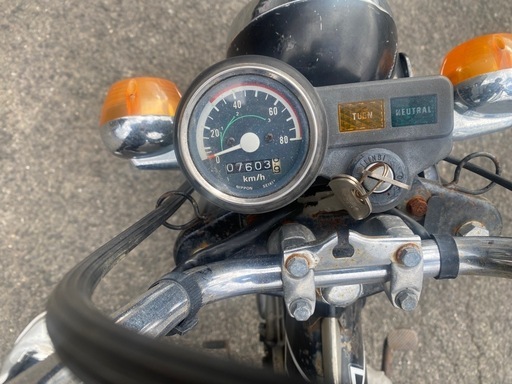 ホンダ アメリカンDAX 書付 レストアベース 部品取り ST50 ダックス