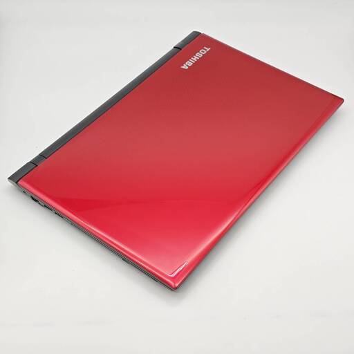 ブルーレイ搭載 レッド 赤 フルHD 美品☆ 15.6 東芝 ノートPC Dynabook