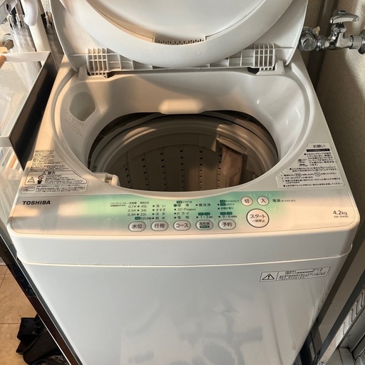 TOSHIBA 洗濯機 (mi) 竹橋の生活家電《洗濯機》の中古あげます・譲り  