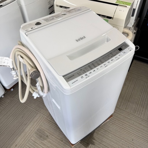全自動洗濯機 ビートウォッシュ2021年製 日立 7kg ビートウォッシュ
