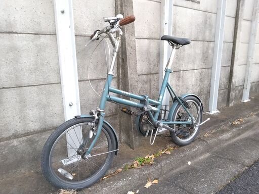 ブリジストンマークローザ18インチの折り畳み自転車です。 (バイク  