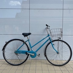 ★ジモティ割あり★  軽快車 27インチ 青 クリーニング済み TJ4367 ☆ジモティ割あり☆ 軽快車 27インチ 青 クリーニング済み TJ4367