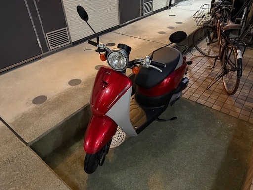84】原付50cc HONDA TODAY(RED)