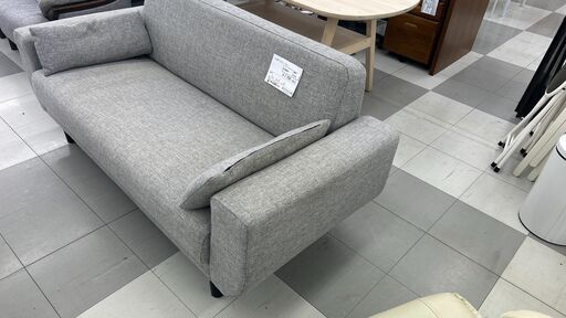 ☆ジモティ割あり☆ ソファー グレー H70×D69×W129 クリーニング済み