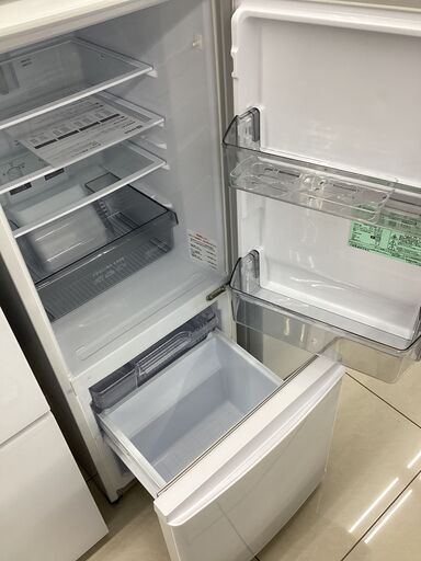 1年保証】2ドア冷蔵庫 MITSUBISHI MR-P15E2H-W 三菱電機 MR-P15E 価格