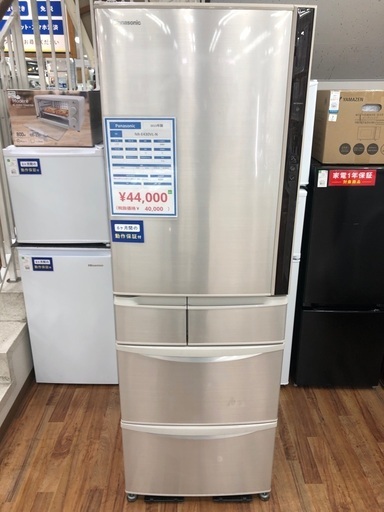 冷蔵庫／パナソニック／Panasonic／5D／426L／NR-E430VL-W形／2015年製／白