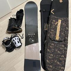 SWIVEL - スノーボード (145cm) ビンディング付き・ブーツ(24.0cm