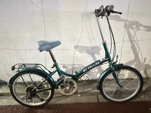 折りたたみ自転車 20インチ ギア付き (鰐淵(わにぶち)) 高畑の自転車の中古あげます・譲ります｜ジモティーで不用品の処分