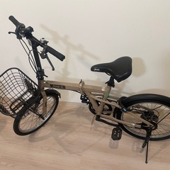 購入後2ヶ月の新古品！折りたたみ自転車