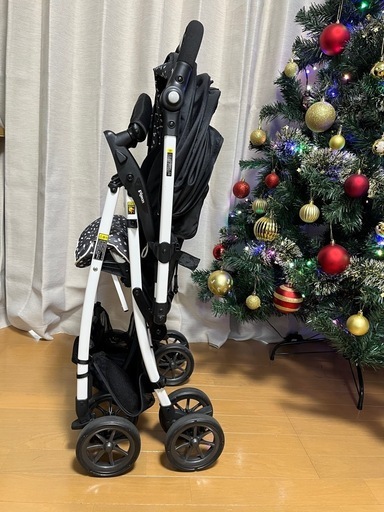 ピジョン ベビーカー ピボット ポルテ 黒 4.3kg 【公式通販 