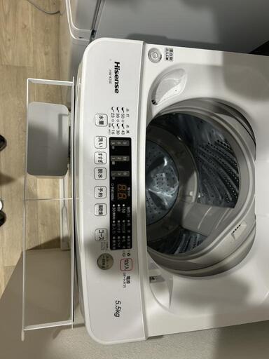 大阪送料無料☆3か月保障付き☆洗濯機☆ハイセンス☆5.5kg☆2023年☆HW