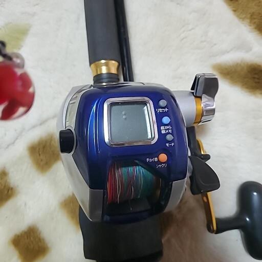 竿と電動リールジャンク品 Daiwa Super Tanasensor X700 電動リール