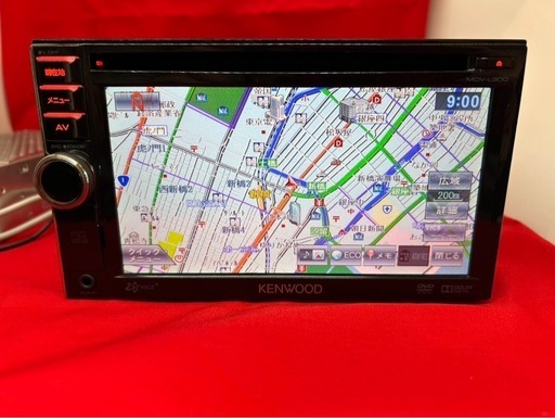 KENWOOD 簡単操作ナビ MDV-L300 最新地図 Bluetooth ケンウッド 美品 