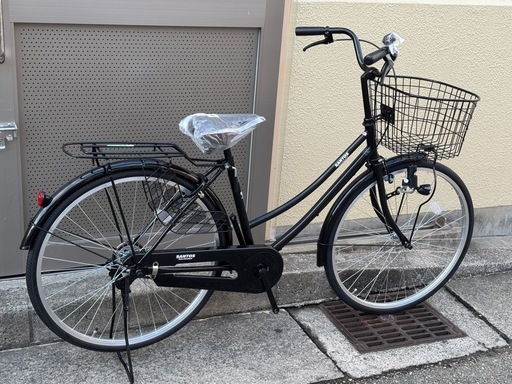 受渡し完了しました] 新車 26インチ 6段変速 明るいLEDオートライト