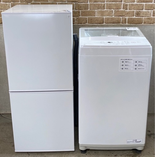 【コンパクト】冷蔵庫ニトリ 106L 2021年製 NTR-106WH 洗濯機HITACHI 5kg 2018年製 NW-50B FX53647 FS51309 コンパクト?】冷蔵庫ニトリ 106L 2021年製 NTR-106WH 洗濯機