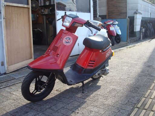 ヤマハ　ペリカンジョグ27V 改造車（ニュージョグ2JA　6馬力エンジンに載せ替え）ウイリー注意　素人注意　実働整備済み　登録書類付き