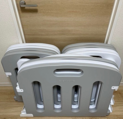 OKUMA 大阪熊 ベビーサークル グレー&ホワイト 200×160 OKUMA 大阪熊 ベビーサークル グレー&ホワイト 200×160