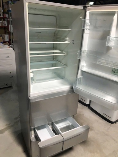 NO 744 ★福岡市内配送設置無料★GR-K41G-S 冷蔵庫 VEGETA（ベジータ） シルバー [410L /5ドア /右開きタイプ] NO 744 ☆福岡市内配送設置無料☆GR-K41G-S 冷蔵庫 VEGETA（ベジータ