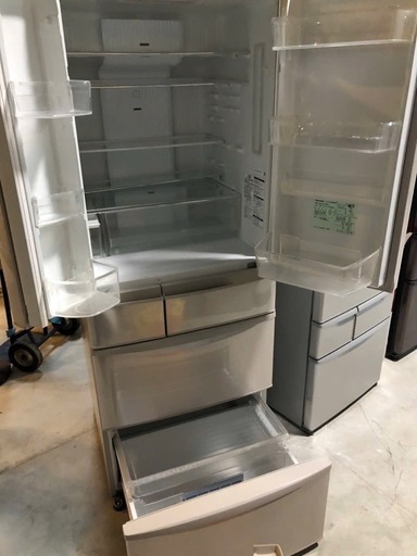 ●販売終了●冷凍冷蔵庫6ドア　フレンチドア　501L　Panasonic　2010年　自動製氷付　中古 ○販売終了○冷凍冷蔵庫6ドア フレンチドア 501L Panasonic 2010年