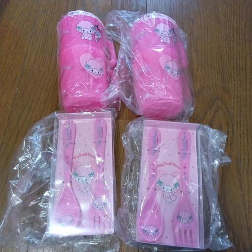 マイスイートピアノプラマグカップ、カラトリーセットまとめ売り