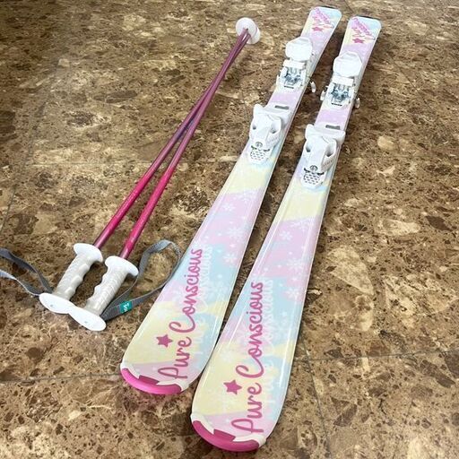 Hart スキーセット 130cm Rossignolストック ジュニア スキー130cm