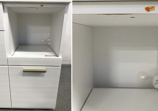 ☆715 レンジボード 白色 【リサイクルマート鹿児島宇宿店】