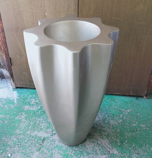 大型プランター 全長約85.5cm インテリア 玄関 オブジェ シャンパンゴールド プラスチック