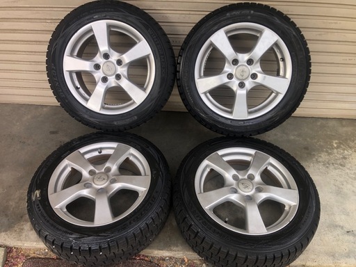 冬タイヤ  225/50R17 PCD114日本製アルミホイール付き深溝スタッドレス 4本組 デリカD5/エクリプスクロス/etc 当社指定輸入スタッドレスタイヤ 215