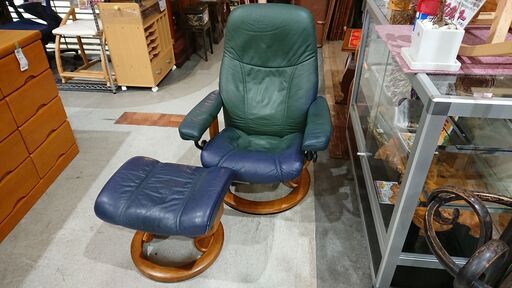 EKORNES｜エコーネス｜コンサル｜本革｜オットマン付｜ストレスレスチェア