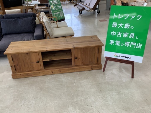 【トレファクマーケット千葉おゆみ野店】ご来店いただける方限定！Knot antiques (ノットアンティークス) AVボード ブラウン CRASH GATE アンティーク調/2枚扉 CP954 木製 のご紹介です！