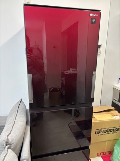 SHARP 冷蔵庫 SJ-GW35G-R 2021年製 レッド 一人暮らし 高年式!2021年製