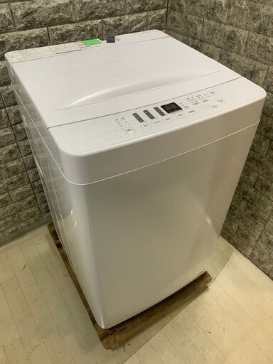 全自動洗濯機 ホワイト AT-WM5511-WH [洗濯5.5kg /乾燥機能無 /上開き