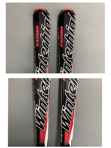 KAZAMA カザマ スキー板 winter high Z ビンディング付き 4点セット