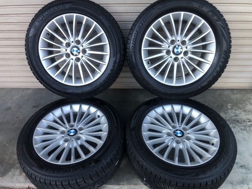 冬タイヤ ☆ 225/55R17 ☆ BMW純正アルミ付き ☆ 深溝!バリ山スタッドレス 4本組 ☆ ブリザック ice Guard F3…  (KsGarage) 南蛇井のタイヤ、ホイールの中古あげます・譲ります｜ジモティーで不用品の処分