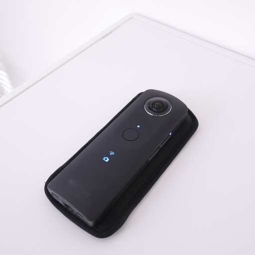 動作確認済 RICOH THETA S 360度 ウェアラブルカメラ ブラック 名機n