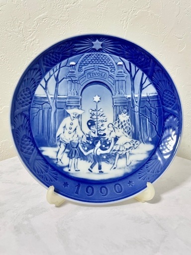 ロイヤルコペンハーゲンイヤープレート 1989/1990 イヤープレート 1989