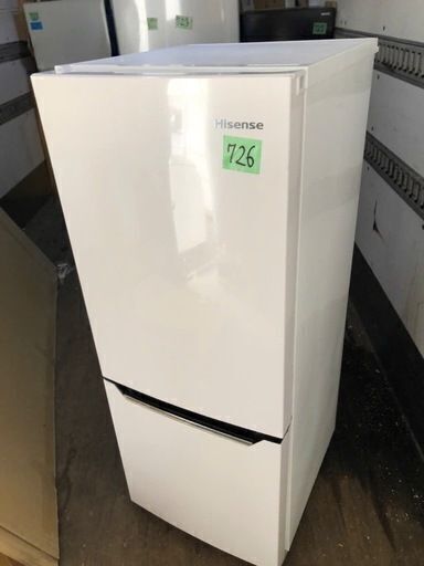 NO 726☆福岡市内配送設置無料☆ハイセンス 冷蔵庫 幅48cm 150L NO 726☆福岡市内配送設置無料☆ハイセンス 冷蔵庫 幅48cm 150L