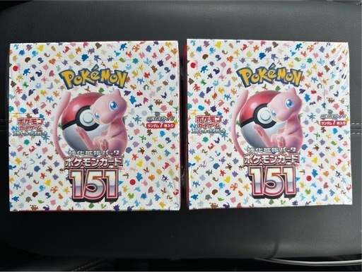 新品未開封　ポケモンカード151 強化拡張パック 2箱　シュリンク有り ポケモンカード151 未開封(シュリンク付き) ポケモンカードゲーム