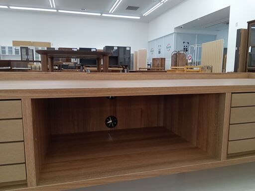 ☆ジモティ割あり☆ テレビ台 ナチュラルブラウン H37×D40×W150 