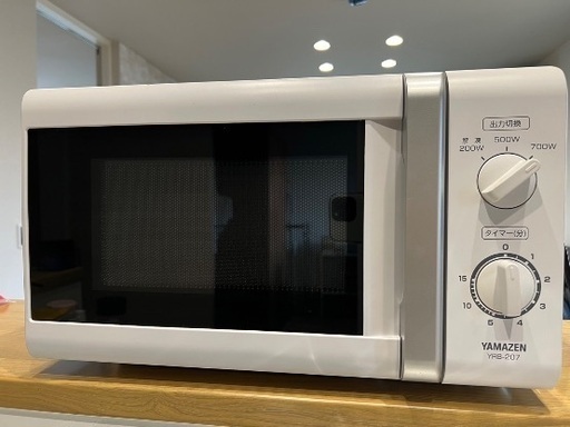 電子レンジ　数回ほどの使用のみ