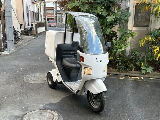 ジャイロキャノピー　2スト　整備済み　リヤボックス付　ミニカー登録
