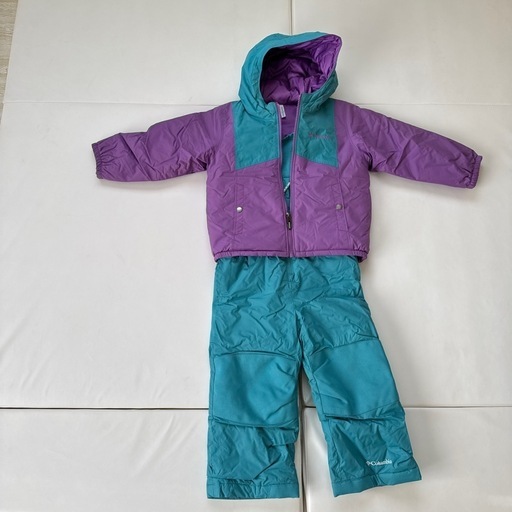 Columbia 子ども用スキーウェア 上下 ジャケットリバーシブル 120cm