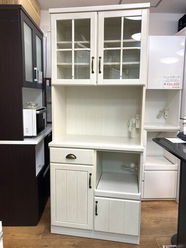 松田家具 ｼｽﾃﾑｷｯﾁﾝﾎﾞｰﾄﾞ ｾﾞｸｼｵﾚﾝｼﾞ 白