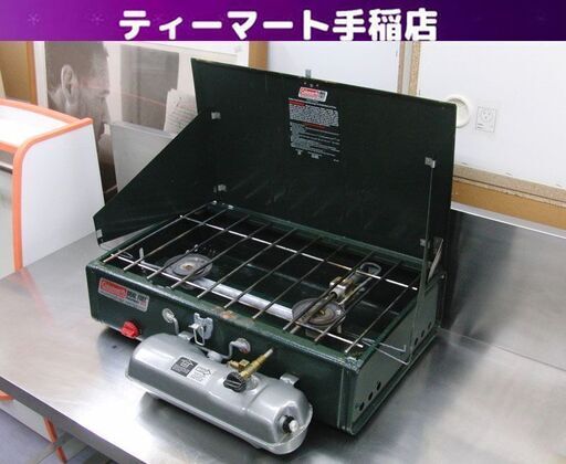 PayPay可 手稲リサイクル Colemanコールマン ツーバーナーコンロ ツーバーナー 414  動作確認済み ￥11,800- PayPay可 手稲リサイクル Colemanコールマン ツーバーナーコンロ