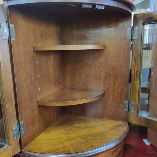 愛品倶楽部柏店】 karimoku コーナー飾り棚 コロニアル