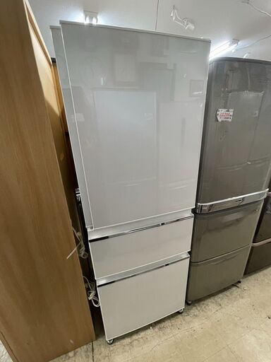 冷蔵庫　No.610　ホワイト　三菱　330L　自動製氷機能付き　MR-CX33F-W　2021年製　【リサイクルショップどりーむ荒田店】